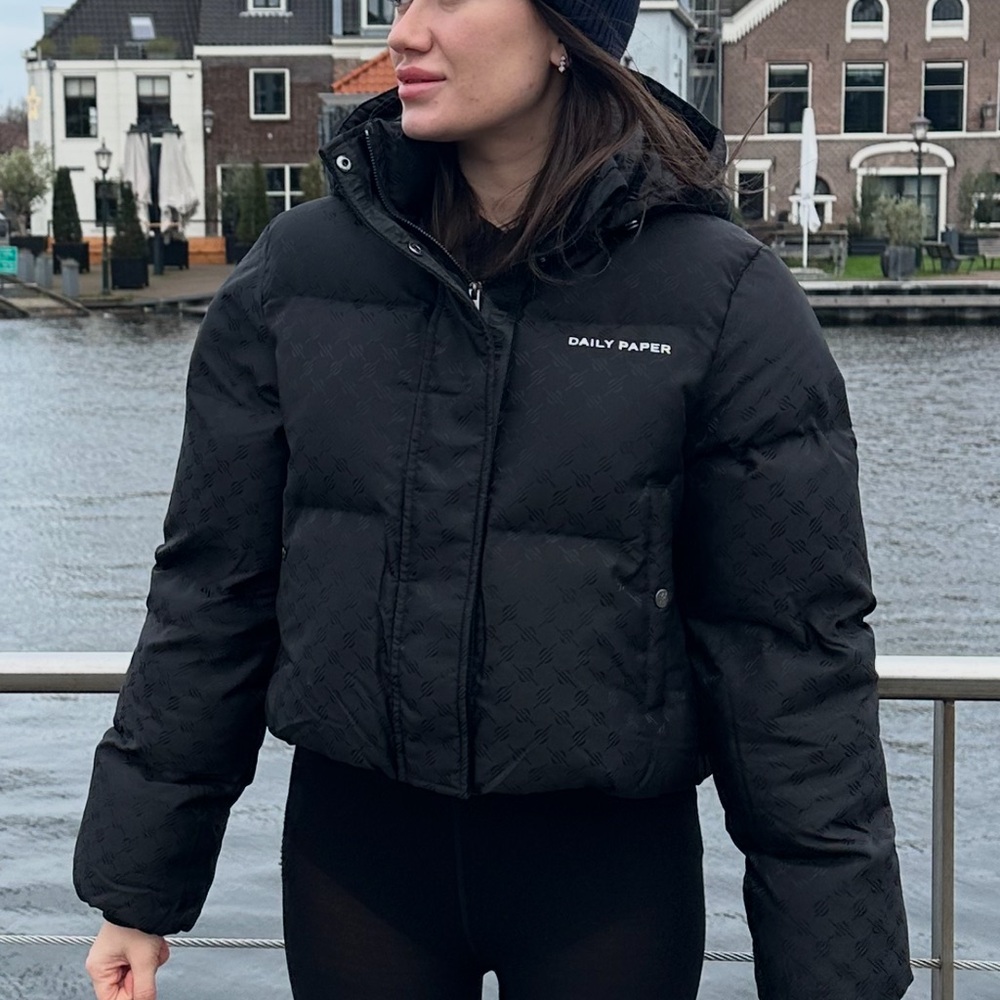 Daily Paper Women's Black Puffer Coat